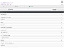 Tablet Screenshot of idc-store.com